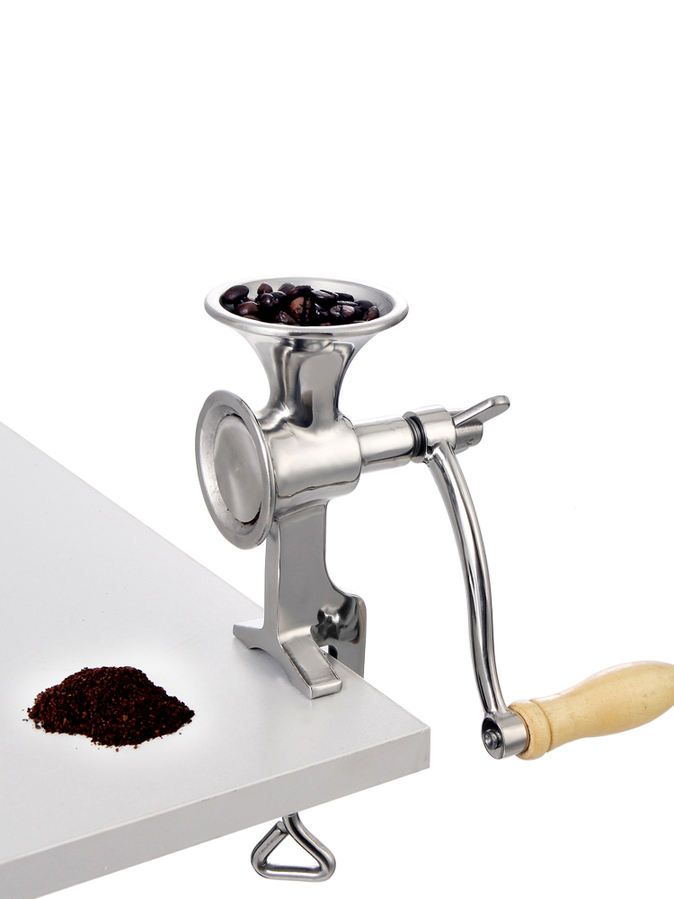 304 Edelstahl Mahl maschine Mühle manuelle Kakaobohnen mühle Vollkorn-und Pfeffermühle Gewürzmühle: Licht Grau