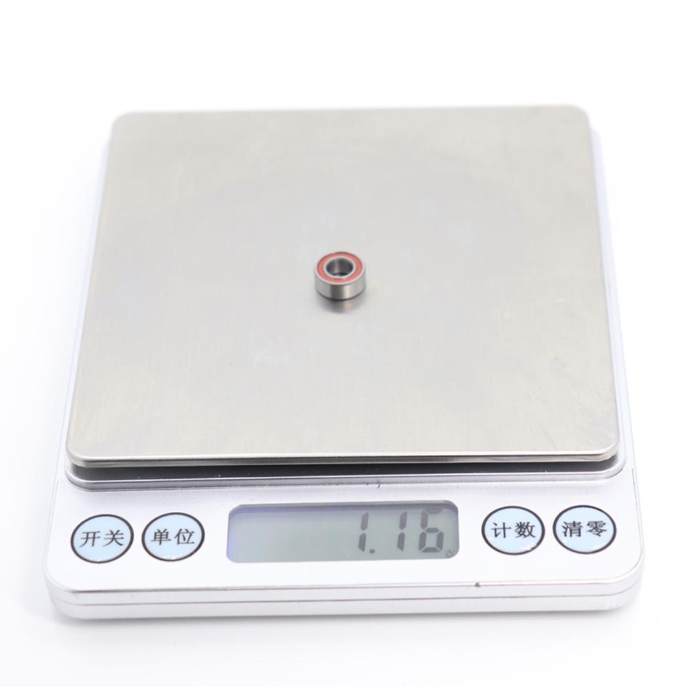 MR105RS Bearing ( 10 PCS ) 5*10*4 mm ABEC-7 Miniature MR105-2RS Ball Bearings Orange Sealed MR105 2RS