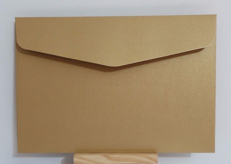 25pcs/lot 193x133mm(7.5" x 5.2") Pearl Color Paper Envelope 250g card Envelopes Invitation Envelope