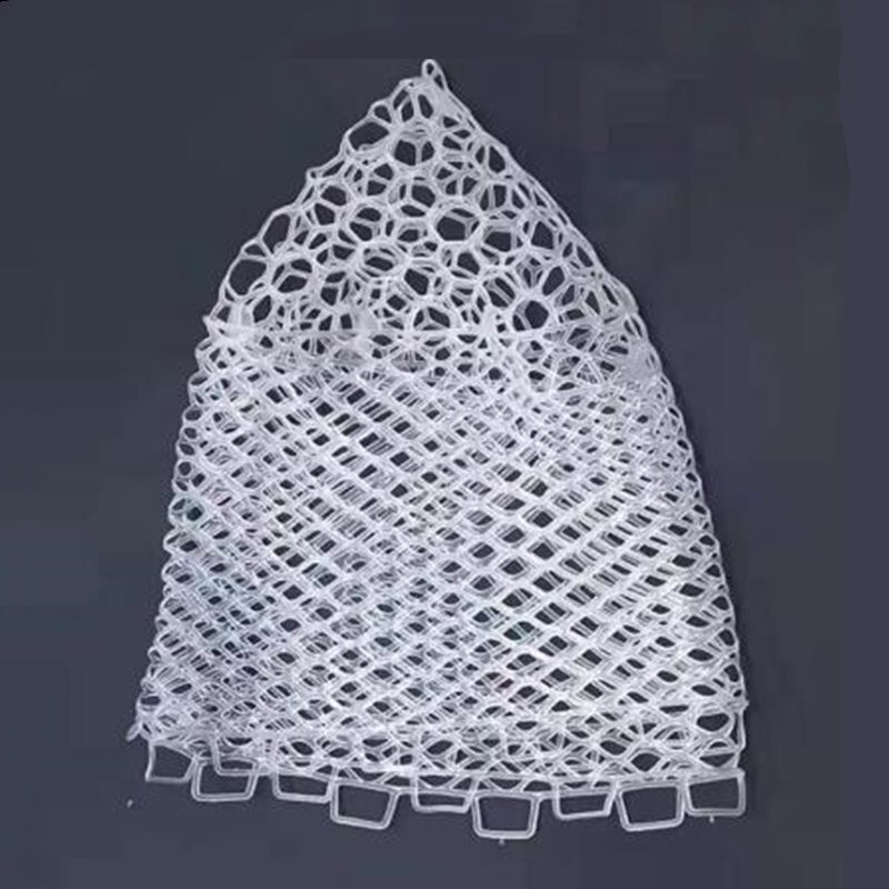 Rubber Fishing Net DIY Material Large Mesh not Hurt Fish Fishing Gear Accessories White Transparent Hand Nets