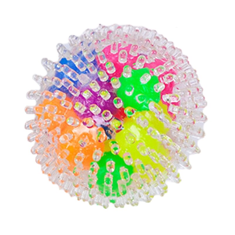 Colorful Beads Grape Ball Stress Squeeze Toy Kneading Decompression Soft Squeeze: B