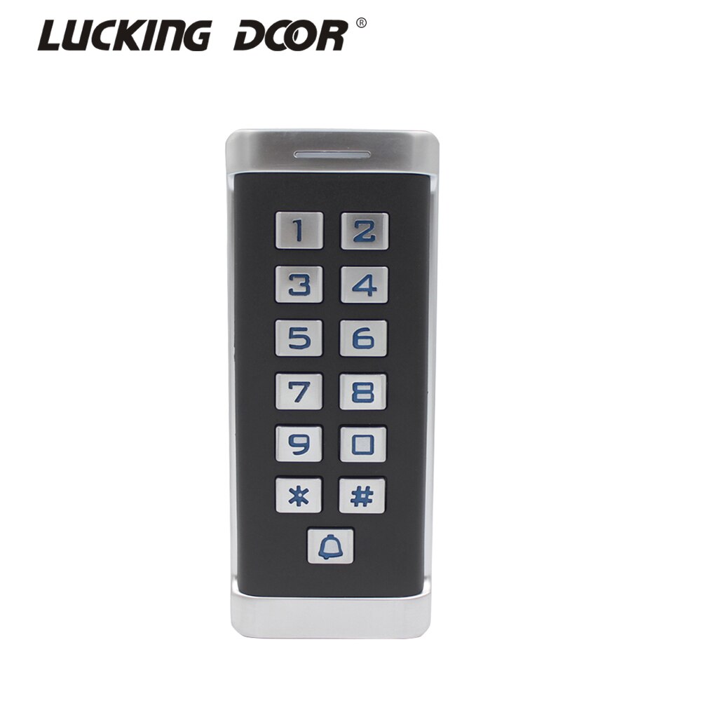 Metal 125KHZ Rfid Access Control System Keypad with 2000 Users Wigan Output 26 Swipe Card Password Electronic Lock Community