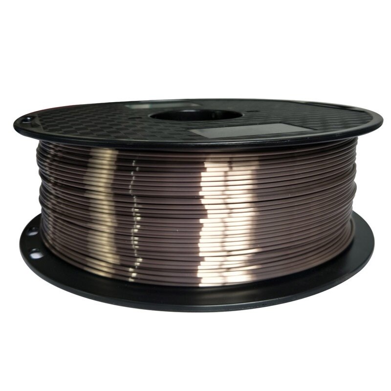 PLA włókno jedwabne 1.75MM 250g błyszczące PLA 3D drukarki Filament 0.25kg jedwabna tekstura PLA 3D DIY materiały do drukowania kolor Dropshipping: rose gold 250g