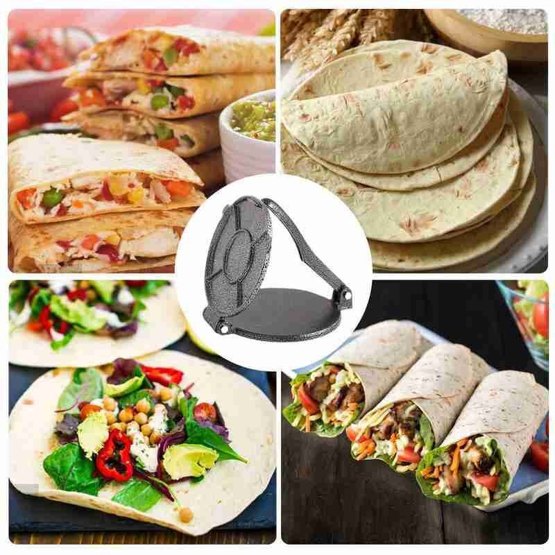 Aluminium Teig Drücken Maschine Tortilla Tortilla Werkzeug Tortilla Aluminium Ball Pressen Teig Drücken S4D0