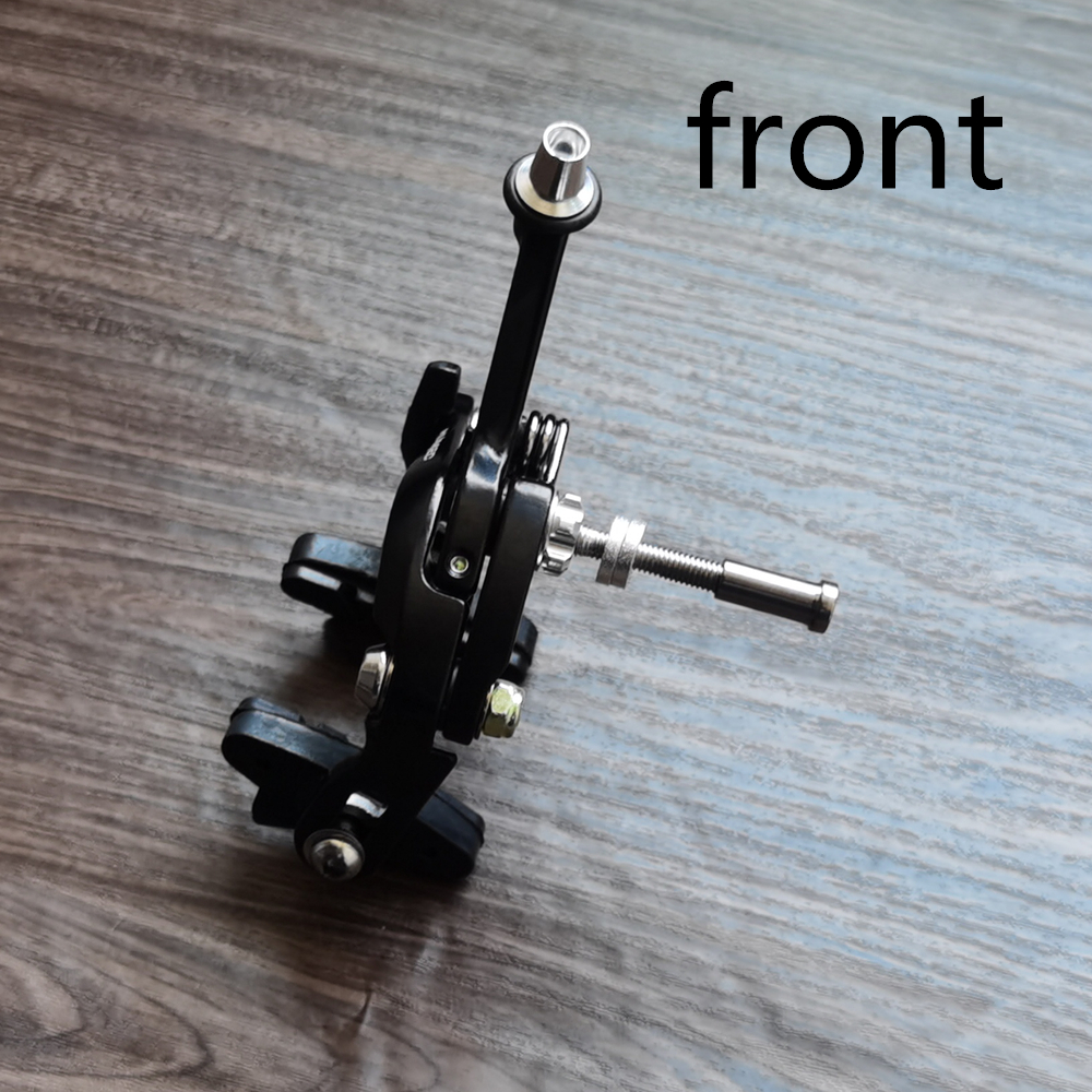 Bicycle V-Brake AS2.4D-C Racing Road Dual Pivot Bike Aluminum Side Pull Caliper Brake Front Rear Brake 44-57mm: Front black