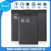 BL-5J BL5J Bl 5J 1320Mah Telefoon Batterij Voor Nokia 5230 5233 5235 5236 5800 3020 Xpressmusic N900 C3 Lumia 520 525 530 5228 5900