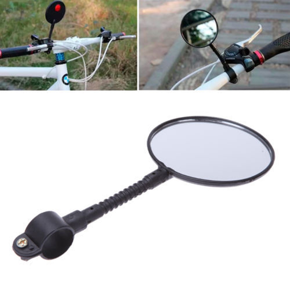 Bike Bicycle Accessories Bike Bicycle Handlebar Flexible Rear Back View Rearview Mirror Black Outdoor Bike Accessories
