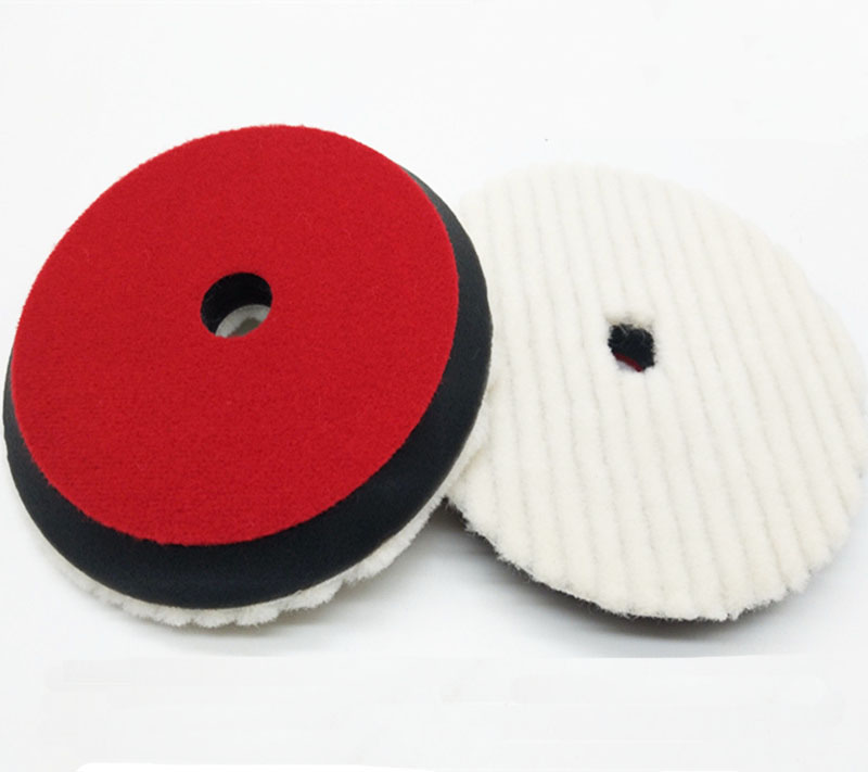 Rupess form japansk kort uldbuffing & polering pad skumpude uld polering buff disk (7 ' or6 ' til valg, rodam farve)