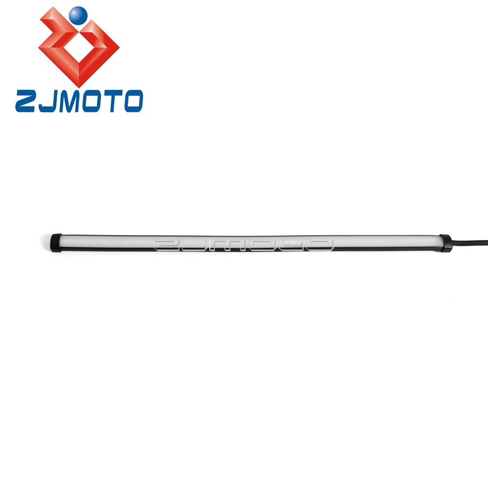 Bande lumineuse intégrée universelle pour motos LED, clignotants séquentiels, feux de Stop arrière DRL, 29CM