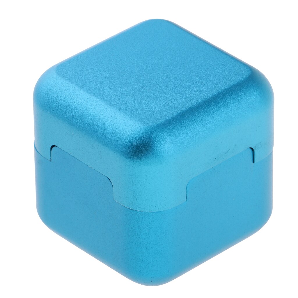 Aluminum Billiards Pool Cue Chalk Holder Snooker Stick Tip Chalk Case