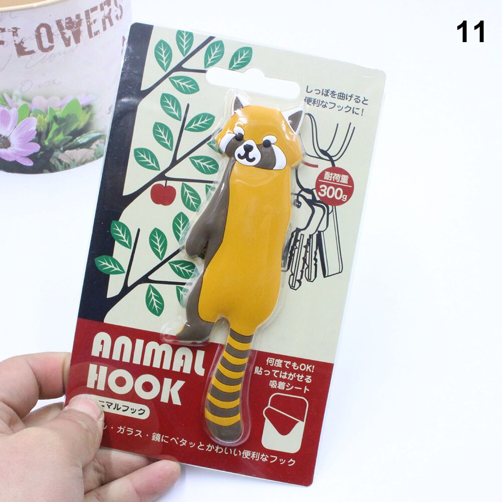 Hameçons animaux dessin animé en vogue | 1 pièce, pâte de réfrigérateur, décoration de maison Portable mignonne MDD88: 11