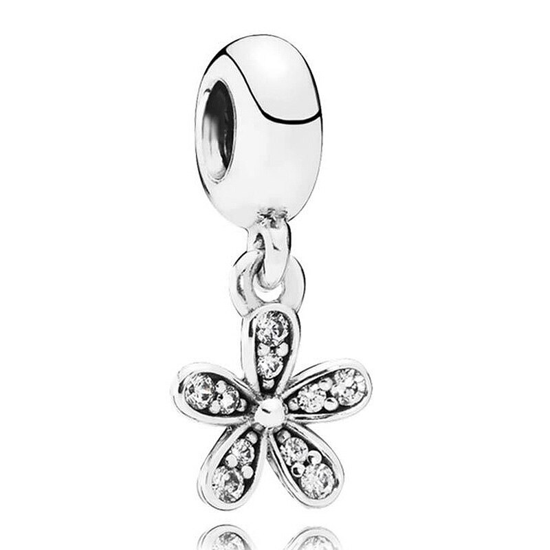 Spinning Tree Of Life Serene Lotus Clover Daisy Flower Pendant Beads 925 Sterling Silver Charm Fit Bracelet DIY Jewelry: 2