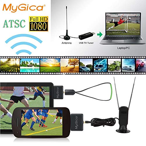 Mygica tv-tuner til at se atsc digital tv med android mobil eller pad usb type-c  pt682c
