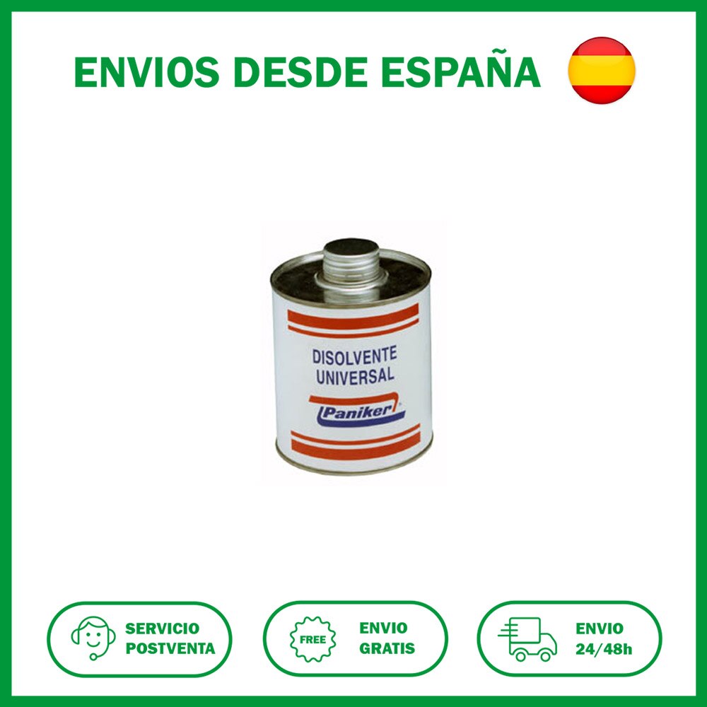 Disolvente universal 1 L Paniker. Pinturas y esmaltes.