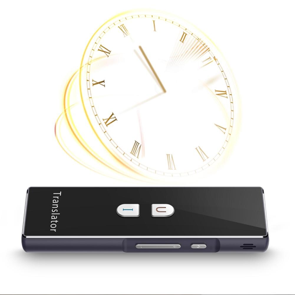 T6 Smart Voice Speech Two-Way Interpreter Bluetooth Wireless Translation Machine 2.4G Wireless Fast Bluetooth Connection