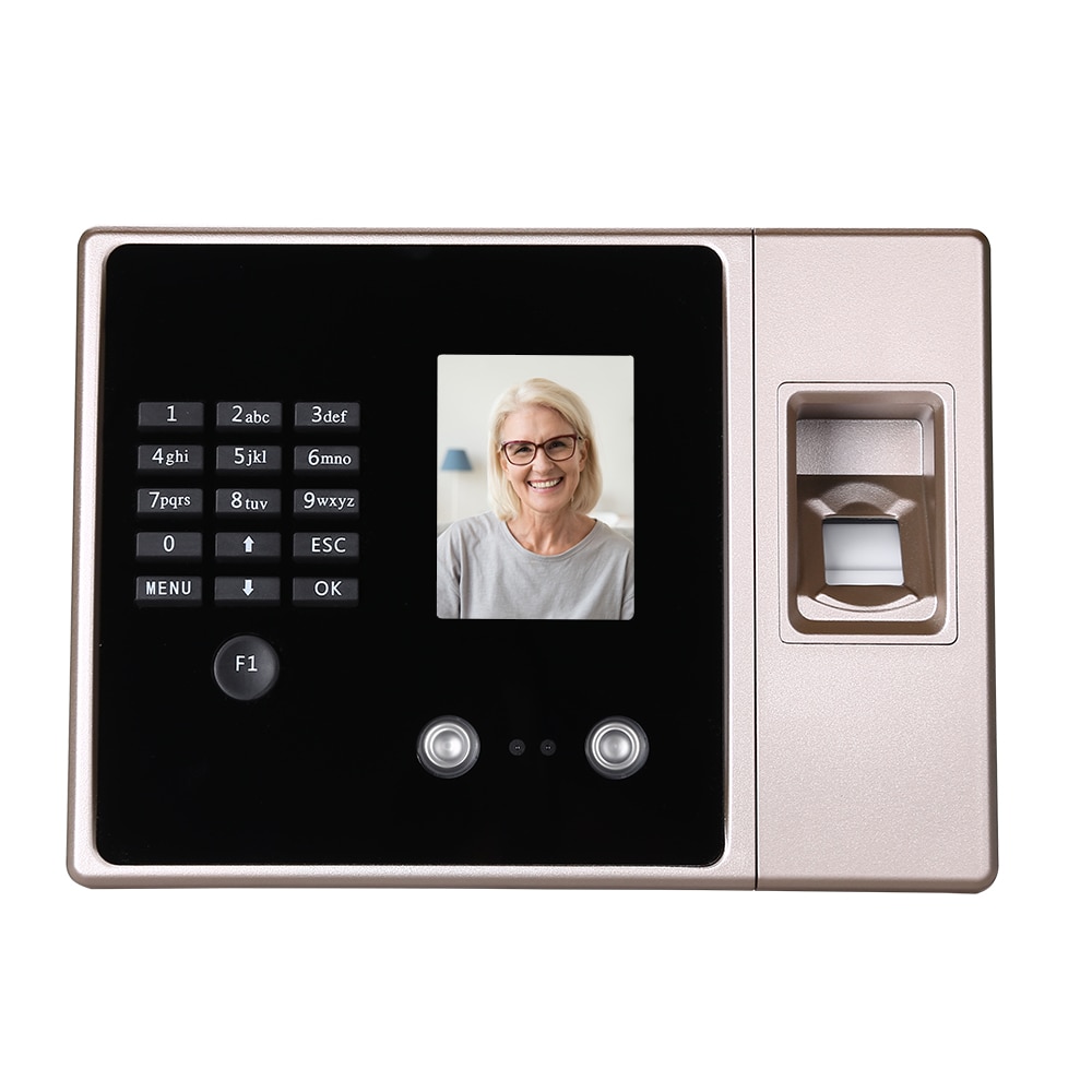 FA02 Biometric Attendance System USB Fingerprint Reader Time Clock Employee Control Machine Electronic Device