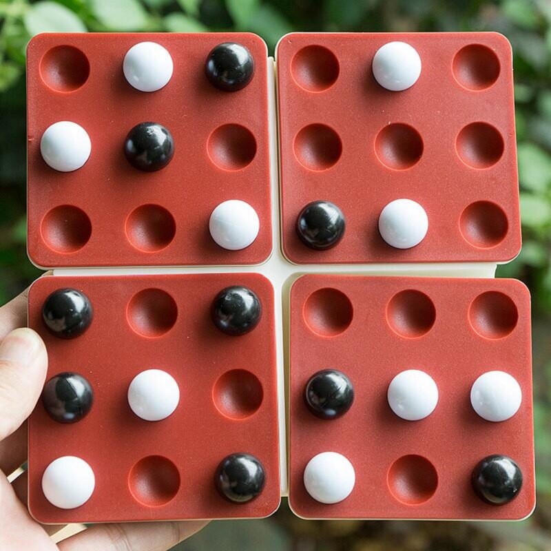 Fly Ac Draaien Zwart En Wit Schaken Puzzel Jongen Meisje Kind 3-4-6-9-10 jaar Oude Board Games Speelgoed Familie Party Game