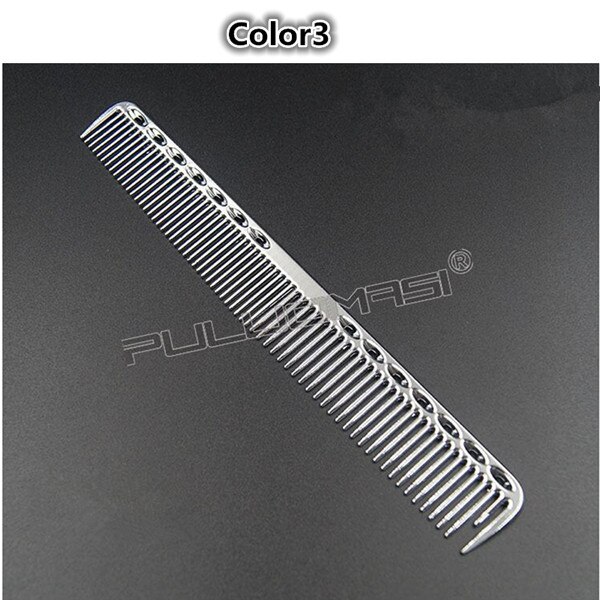 1 Pc Stainless Steel Hair Comb Hair Salon Hairdressing Combs Hair Cutting Dying Comb 2 In 1 Small Size: Color3
