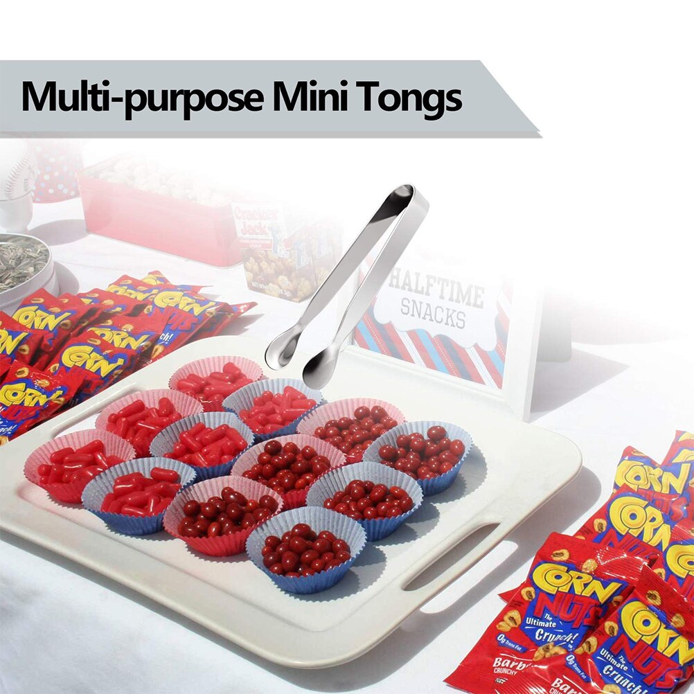 Mini Serveertang Goud 10 Stuks