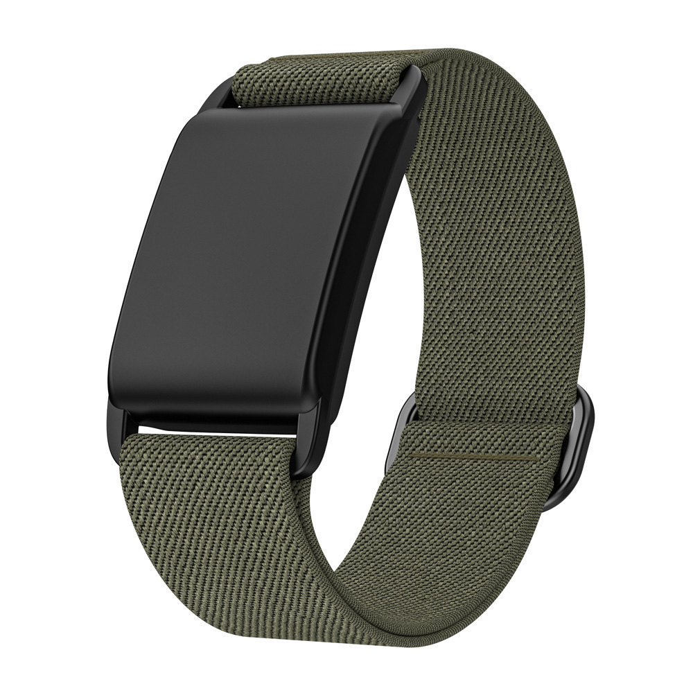 1x nylon+pc løkkeremme til armbånd til whoop 4.0 smartwatch-udskiftningsremme: Sandrosa