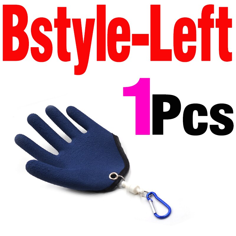 Guantes de pesca MNFT 1 Uds., guantes de látex resistentes al deslizamiento, a mano izquierda/derecha: Left Yes 1Pcs