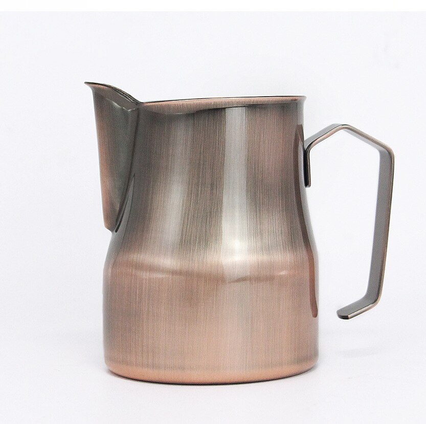 500ml 7 farver rustfrit stål espresso kaffekande barista køkken håndværksvægt kaffe latte mælkeskummende kande