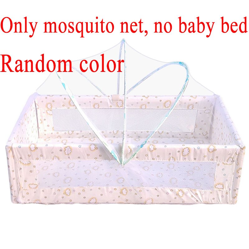 Baby Kid Bed Mosquito Net Folding Infant Nursery Crib Mosquito Net Safety Arch Mosquito Netting for Summer Sleeping Random Color: Default Title