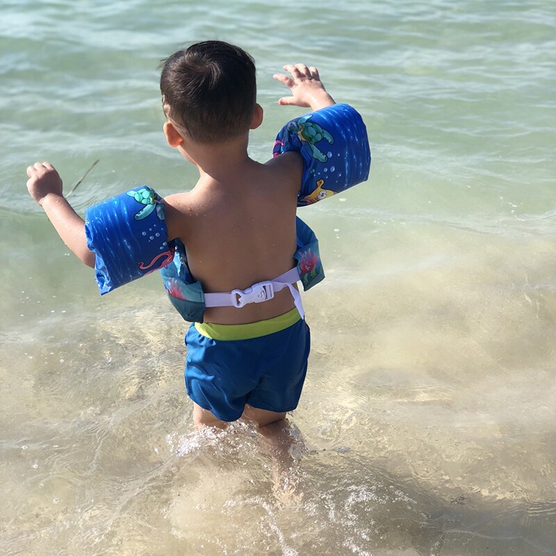 Bébé enfants gilet de bain gilet de sauvetage sécurité Sport nautique mousse bras anneaux dispositifs de flottaison de sécurité nager cercle anneaux de natation âge 2-6