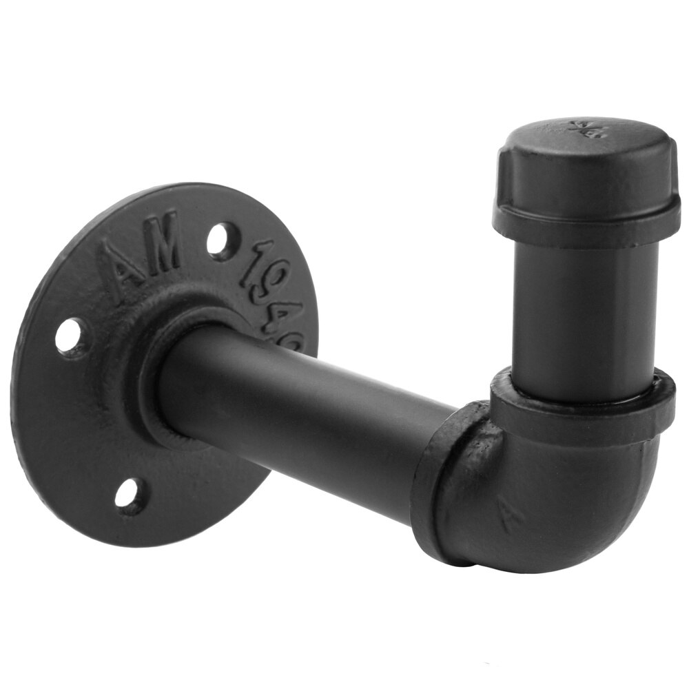 Primematik-Staal Wandrek 1 Haak. Kleerhanger En Handdoekenrek Industriële En Vintage Tube