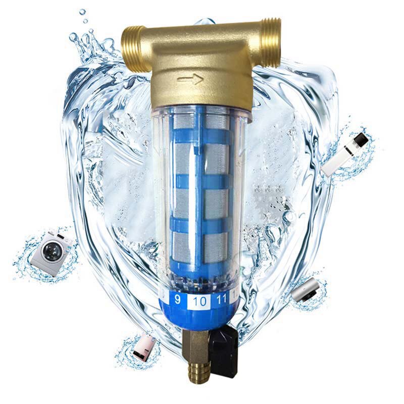 Förderung! NEUE Edelstahl Kupfer klopfen Wasserfilter Vor-Filter Filterung Gittergewebe
