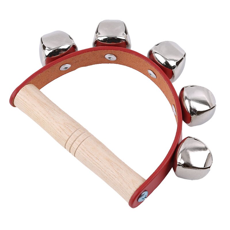 Handige houten rammelaar voor baby's, muziekinstrumenten, houten handbel, speelgoed voor kinderen, kleurrijk muziekspeelgoed voor baby's, educatief speelgoed
