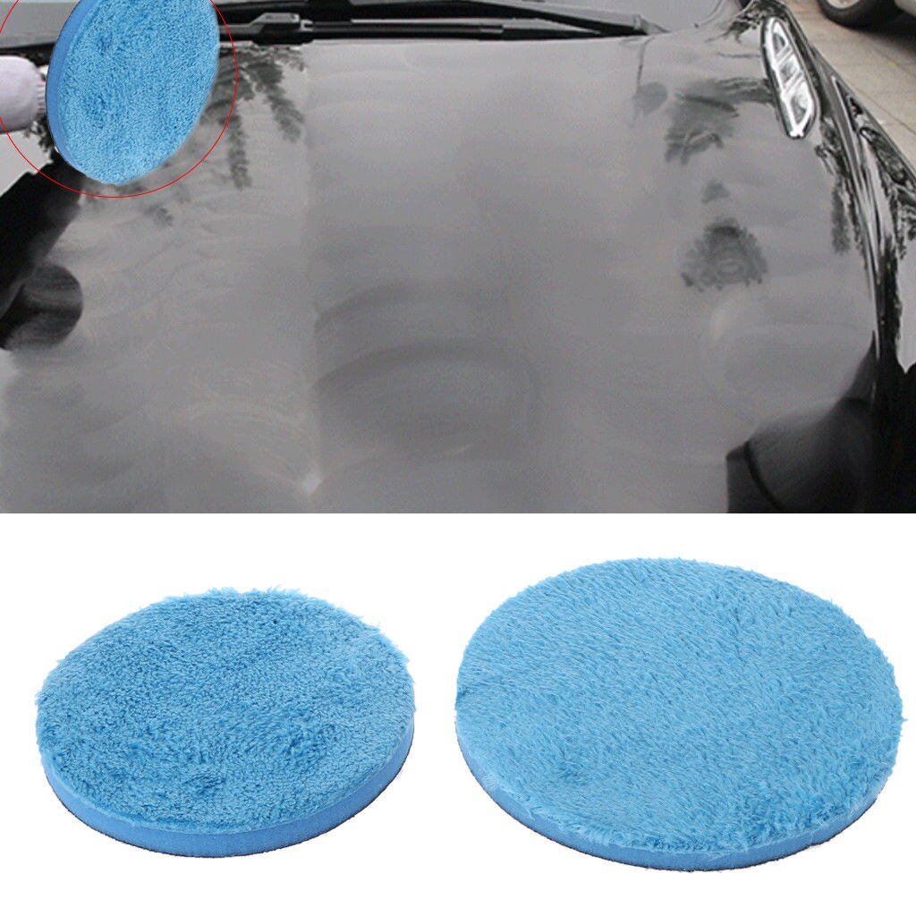 8-Pack Microfiber Applicator Sponge Pads – 4.7" X 3.1" X 1.4" For Car Wax, Polish & Sealant