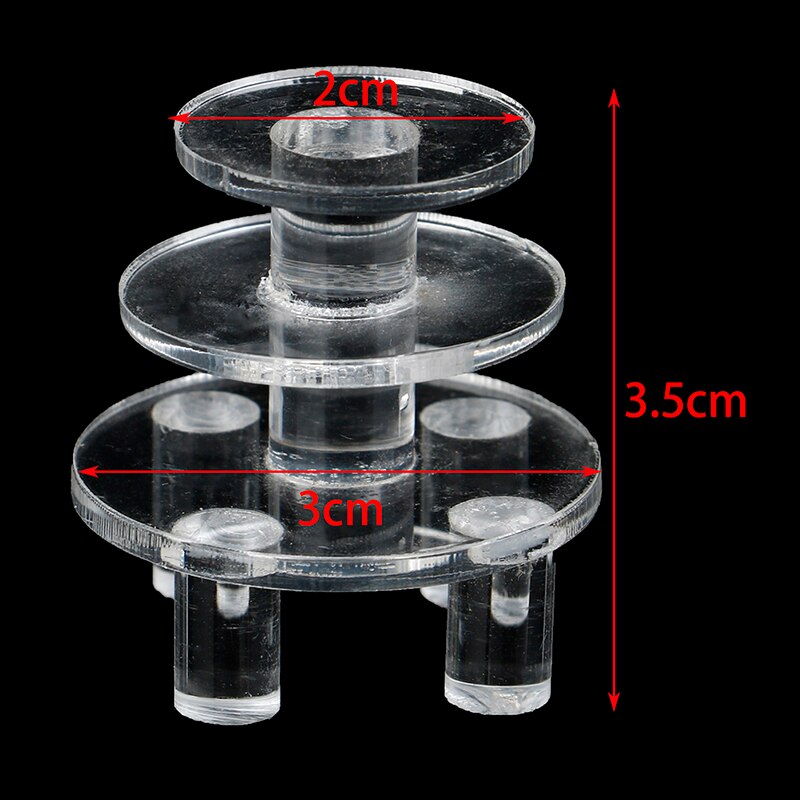 1PCS 1/12 3D Miniature Food DIY Craft For Dollhouse Mini Cute Dessert Pan Cake Stand Fruit Tray Doll Kitchen Toys: E (Small)