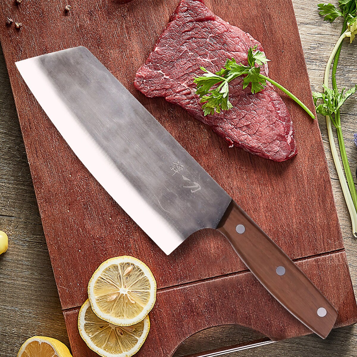 8 Inch Kitchen Knife Stainless Steel Chopping Knife Household Ladies Knife Chef Knife Slicing Knife Cooking Tools