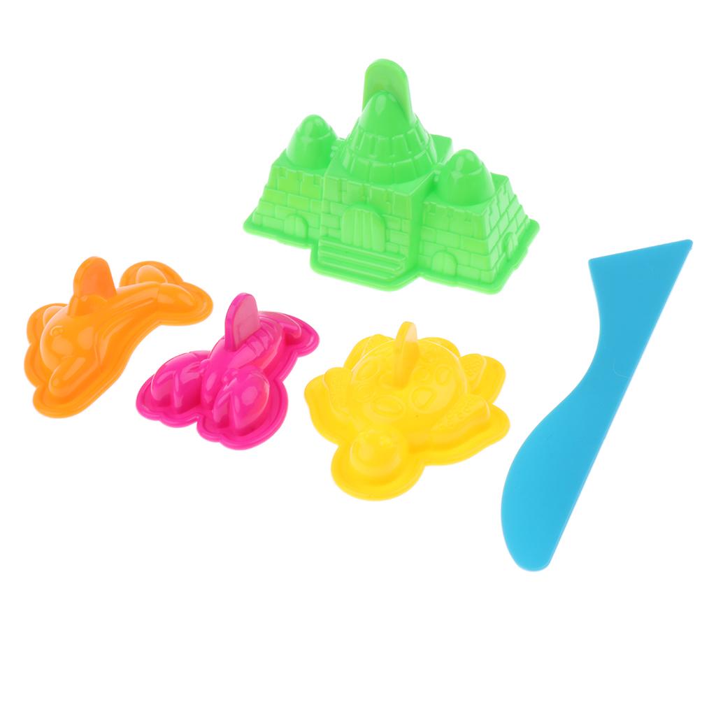 einstellen Von 5 Kunststoff Gebäude Sand Formen Strand Sandburg Sand Kasten freundlicher Spielzeug Spaß