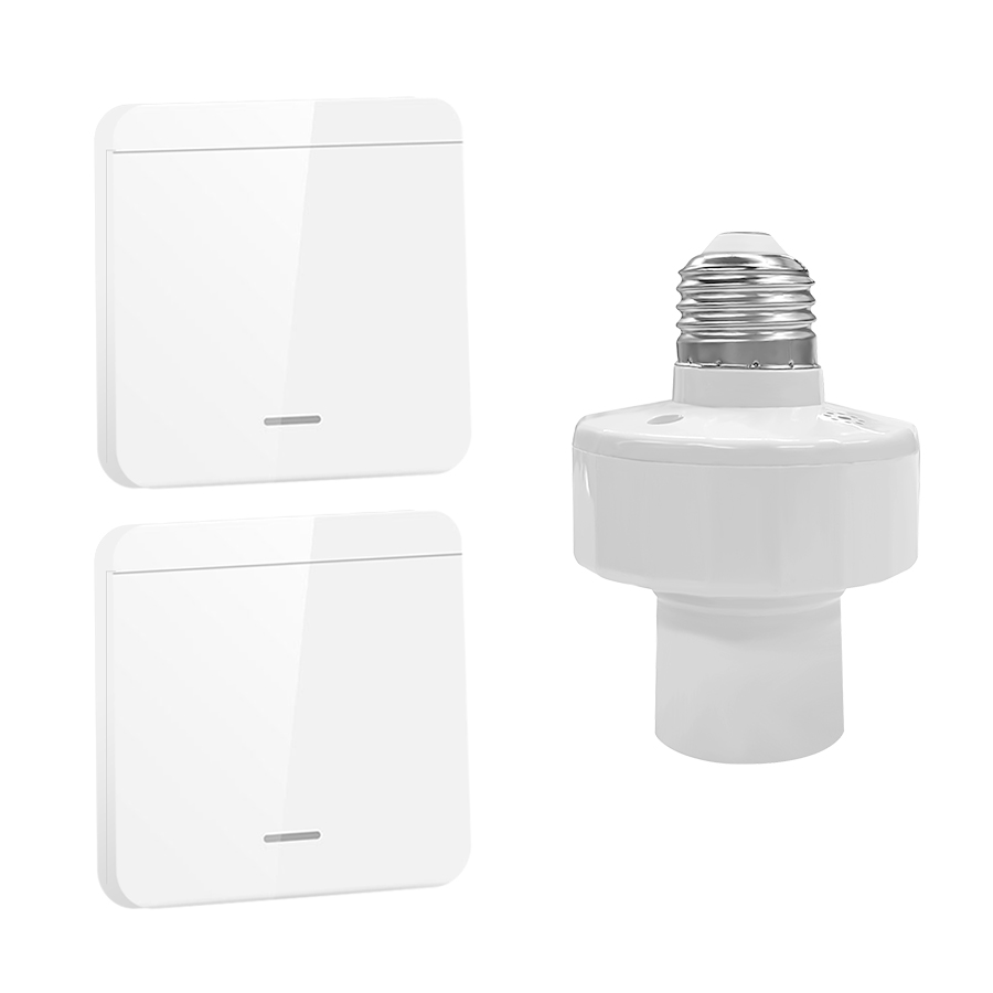 RF 433 Mhz Drahtlose Fernbedienung Licht Lampe Halfter 110 V 220 V E27 Lampe Basis Licht Schalter 1/2/3 Gang Zauberstab Schalter für LED-lampe: bündeln4