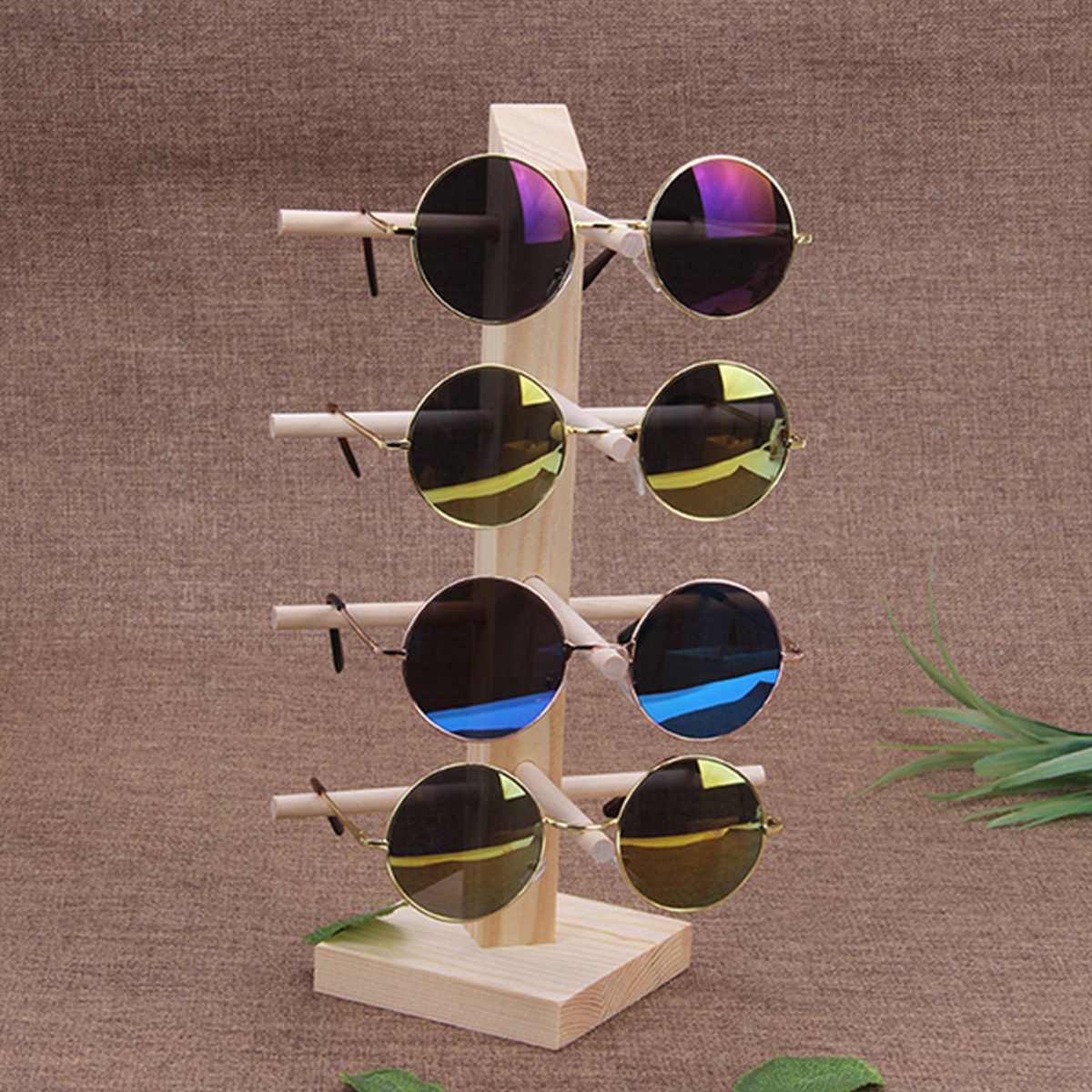4/5/6 Layers Multi Layers Wood Sunglass Display Rack Shelf Eyeglasses Show Stand Jewelry Holder for Multi Pairs Glasses Showcase
