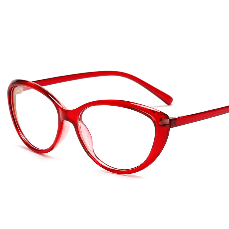 Zilead Spectacle Frame Cat Eye Glasses Frame Clear Lens Women Brand Eyewear Optical Frames Myopia Black Red Eyeglasses Frame