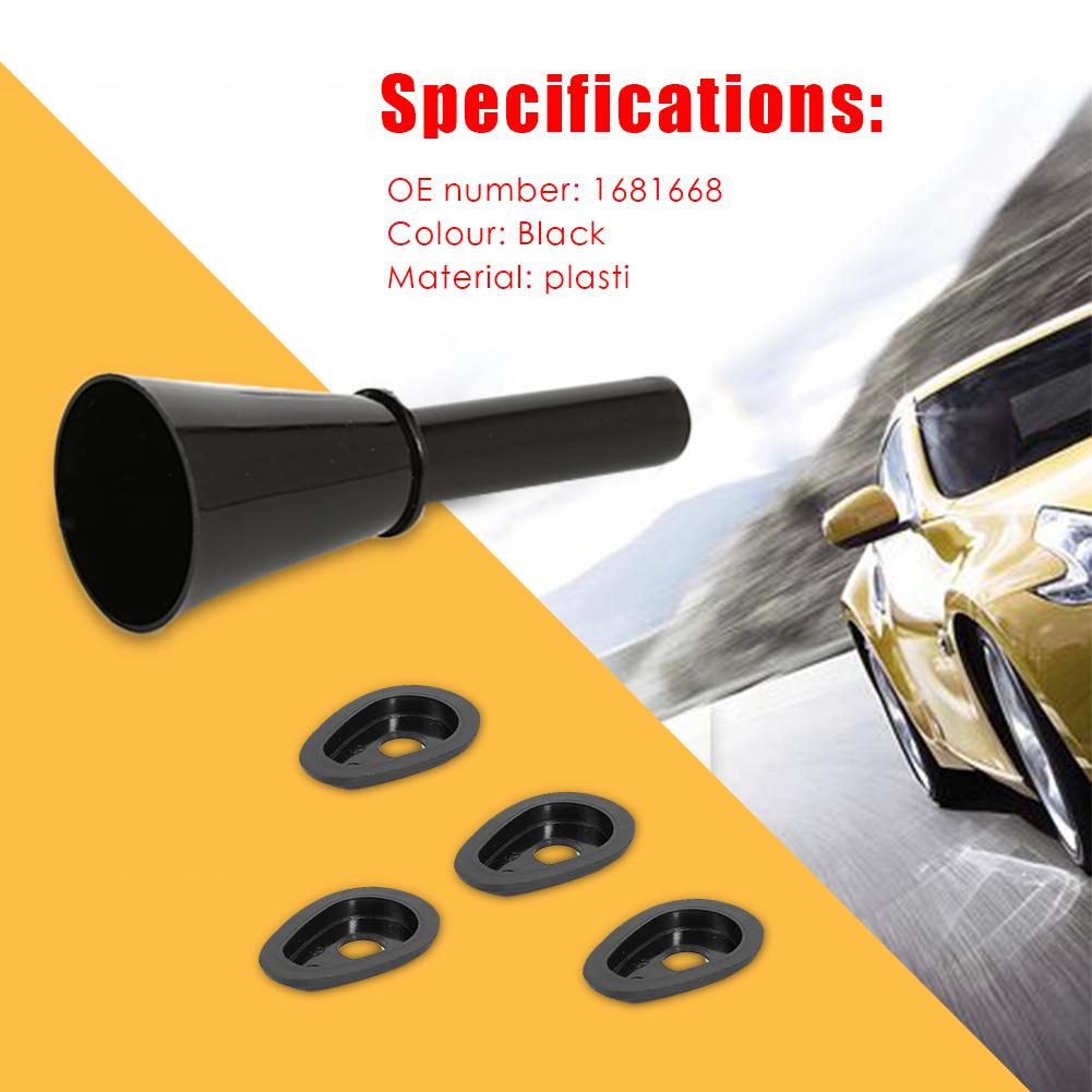 Car Emergency Fuel Gas Petrol Filler Funnel 1681668 Black For Focus Mk2 07-11 Car Fuel Gasoline Refueling Black Funnel