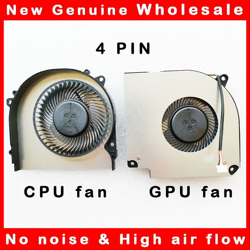 laptop cpu gpu chłodzenie wentylator chłodzący robić Clevo NH50EA EFC-70100V1-0ach EGC-77100V1-0ach 6-31-NH5E2-202 DC 5V 0,5a