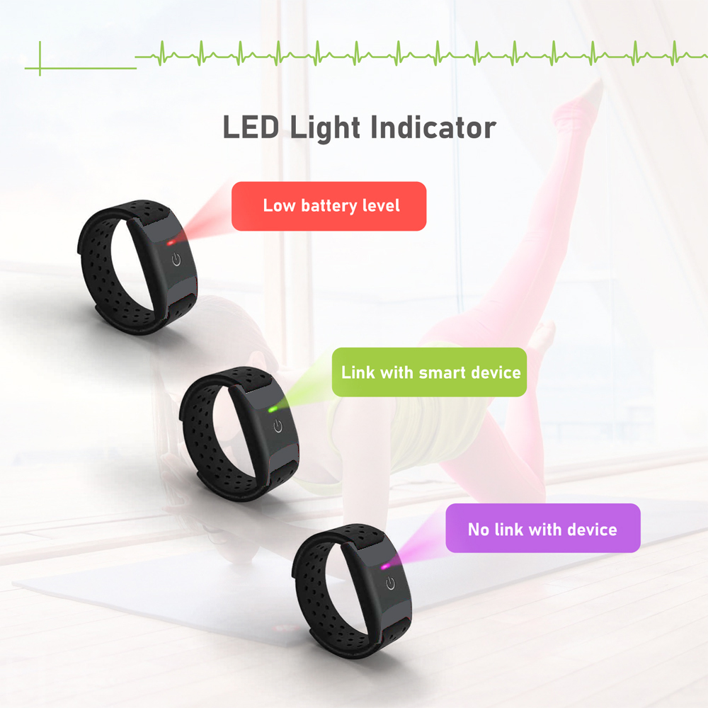 Newboer Hartslagmeter Wrist Band Arm Riem Gps Bluetooth Sensor 5.0 Ant Outdoor Fitness Hartslag Sensor Voor Wahoo zwift