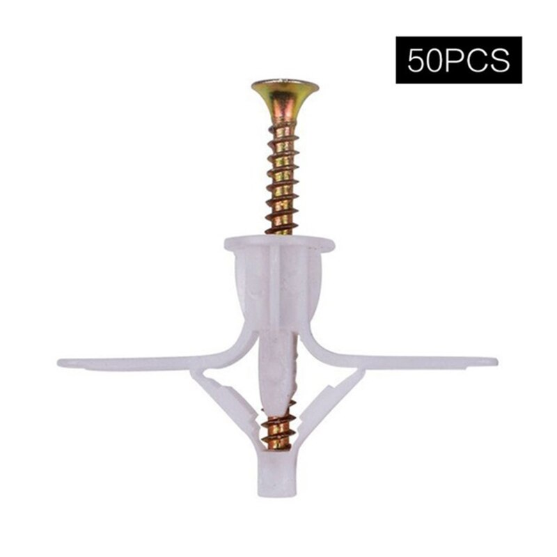 Hollow Wall Anchors Plasterboard Plugs &amp; Screws Aircraft/Butterfly Expansion Anchors Bolts Frame Fixings Expansion Tube: 2