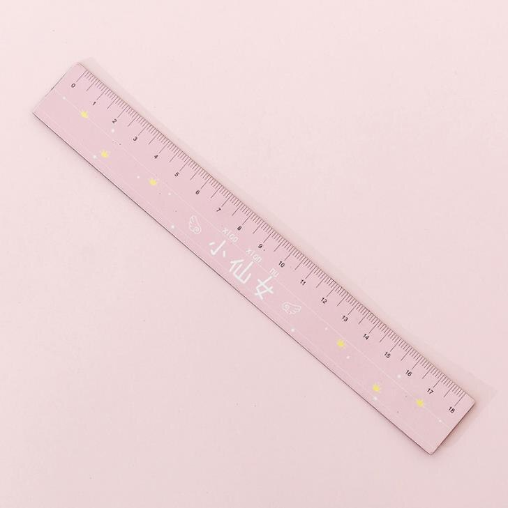 1 piezas de 18cm imán unicornio Flamingo Pantera Rosa Sakura cerdo directamente los gobernantes flexible de herramienta de dibujo de papelería: 2