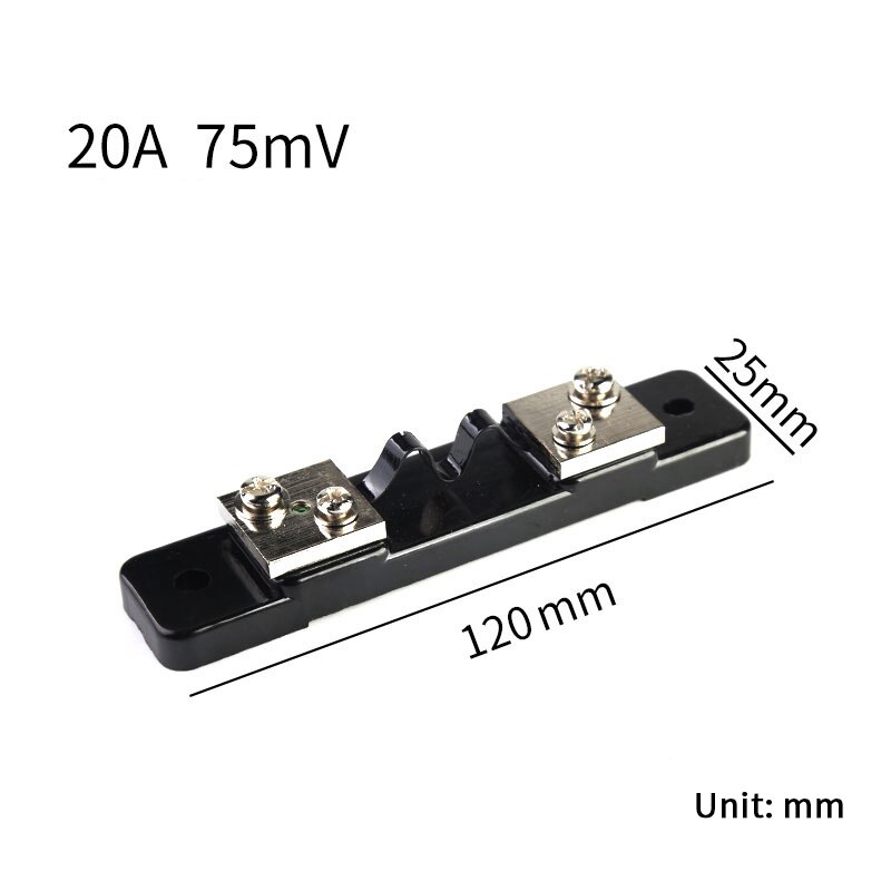 1pcs External Shunt FL-2 10A-50A/75mV Current Meter Shunt resistor For digital ammeter amp voltmeter wattmeter: 20A 75mV