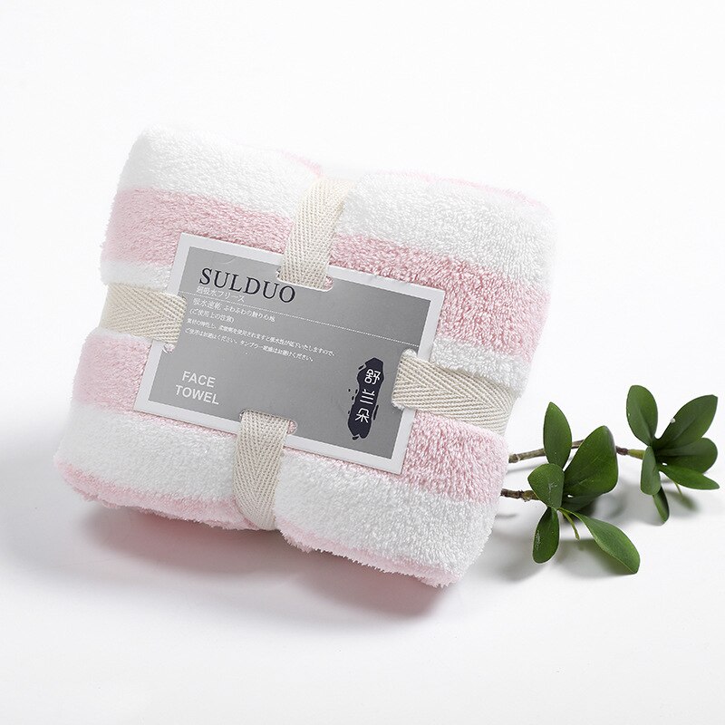 75*36cm Multicolor Face Towel Coral Velvet Bath Towel Soft Absorbent Microfiber Fabric Hair Towel Rapid Drying Towels: Pink