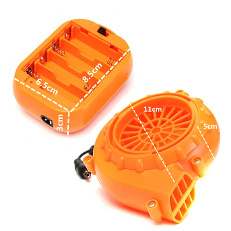 Jyzcos Mini Fan Blower Voor Opblaasbare Kostuums Vreugden Draagbare Verwijderbare Fan Aangedreven Door Aa Batterij Kleine Blower Met Batterij