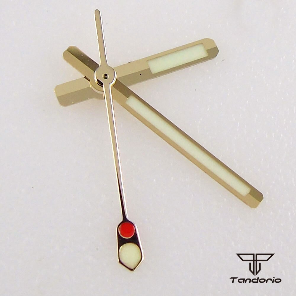 Rose Goud/Geel Goud/Zilveren Horloge Handen Fit Voor NH35 / NH36 / 7s26 / 7s36 / 7s25 / 7s35 / 6r15 Beweging Lichtgevende Horloge Onderdelen