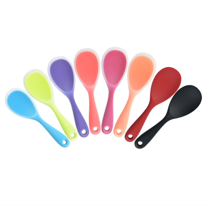 1pc Kitchen Silicone Rice Spoon Form for Cooking Silicone Forms Kitchen Utensils Rice Spoon Kitchen Gadgets and Accessories.75z: 9-Random 1pc
