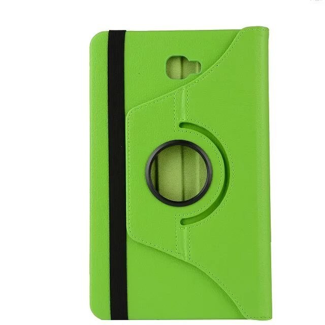 Voor Samsung Galaxy Tab A6 T585 T587 Tablet Case Roterende Stand Cover Case Voor Funda Tablet Samsung Galaxy Tab Een 10.1 T580 Case: green