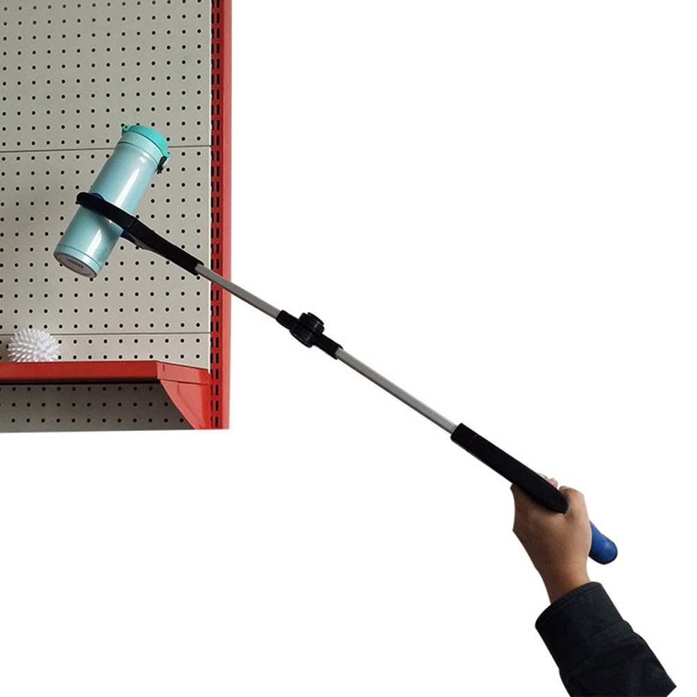 Foldable Garbage Clip Extension Clamp Aluminum Handicap Tool Long-Arm Extension For Waste Collecto Folding Pickup Clip